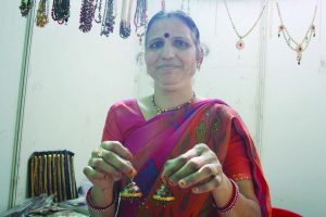 PRETTY: Madhubala Soni believes every women should have jumkhas earrings from Rajasthan.