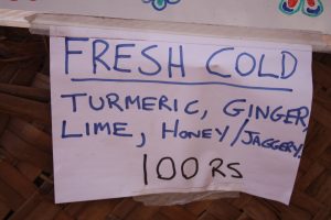 TURMERIC SHERBET: Says Rob, “I went on a raw vegan diet for 11 months, and feel so full of energy!”