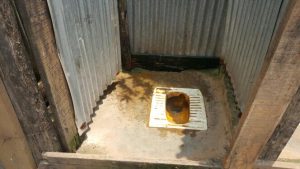 SWACHH GOAL:  An un-maintained common toilets