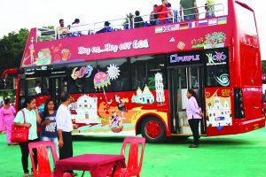 JOYRIDE INVESTMENT: Goa Tourism has acquired a couple of these open air double deckers of tourist rides.