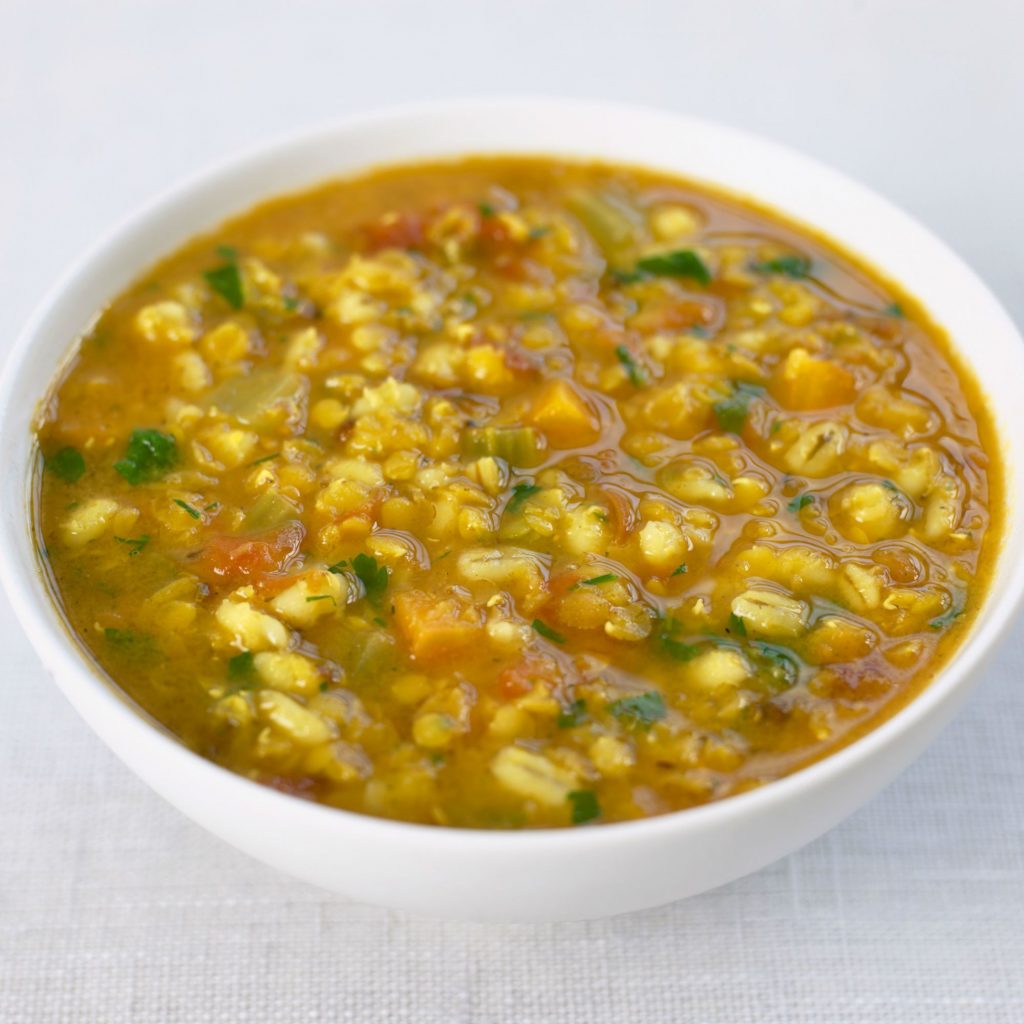 BARLEY-LENTIL SOUP