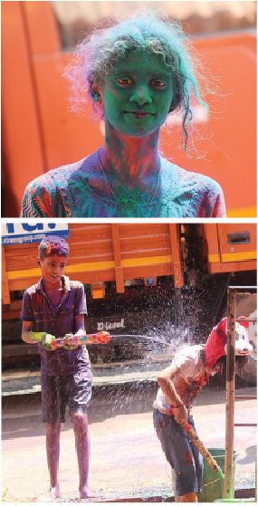 HOLI JOYS IN PANAJI