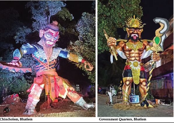 NARKASUR EFFIGIES TAKE OVER PANAJI!