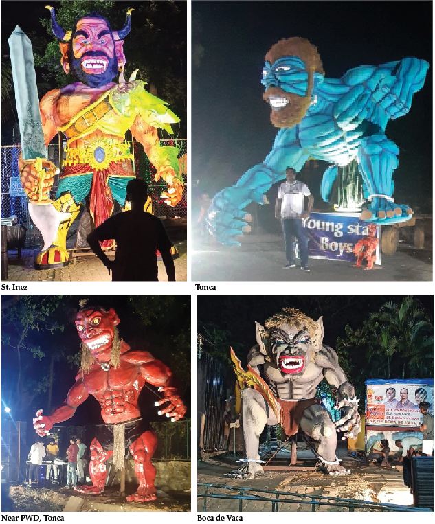 NARKASUR EFFIGIES TAKE OVER PANAJI!