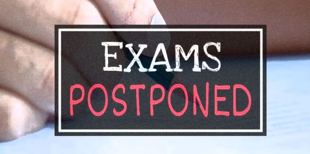 BOARD EXAMS POSTPONED﻿