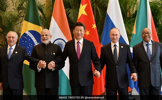 POWER PEOPLE: Brazil’s Michel Temer, India’s Narendra Modi, China’s Xi Jinping, Russia’s Vladimir Putin and South Africa’s Jacob Zuma