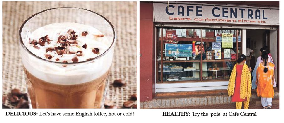 WANT COCOA AND TOFFEE WHILE DRINKING OUT!