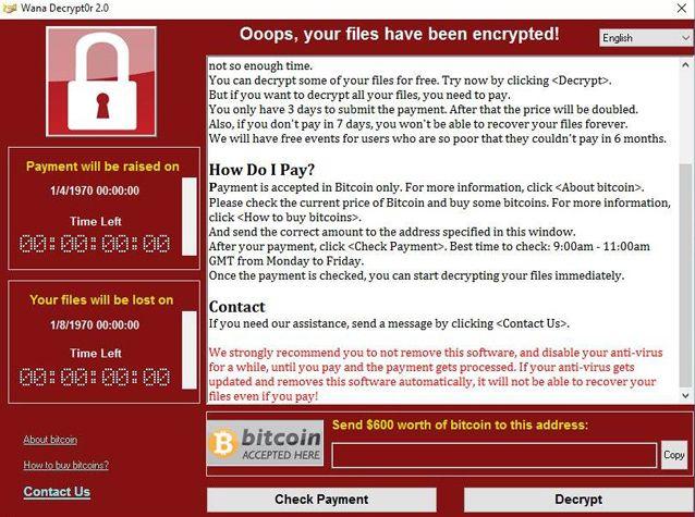 AVOIDING GLOBAL RANSOMWARE