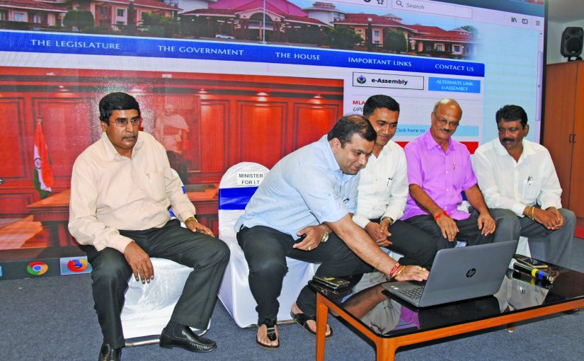 GOA ASSEMBLY WEBSITE LAUNCHED