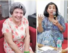 Ana Filomena Amaral and Sunita Peres da Costa at CLP Camoes WITH BOOK RELEASES GALORE!