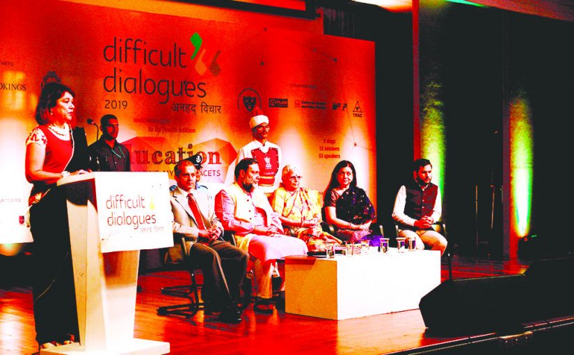 DIFFICULT DIALOGUES OPEN ON GRIM NOTE