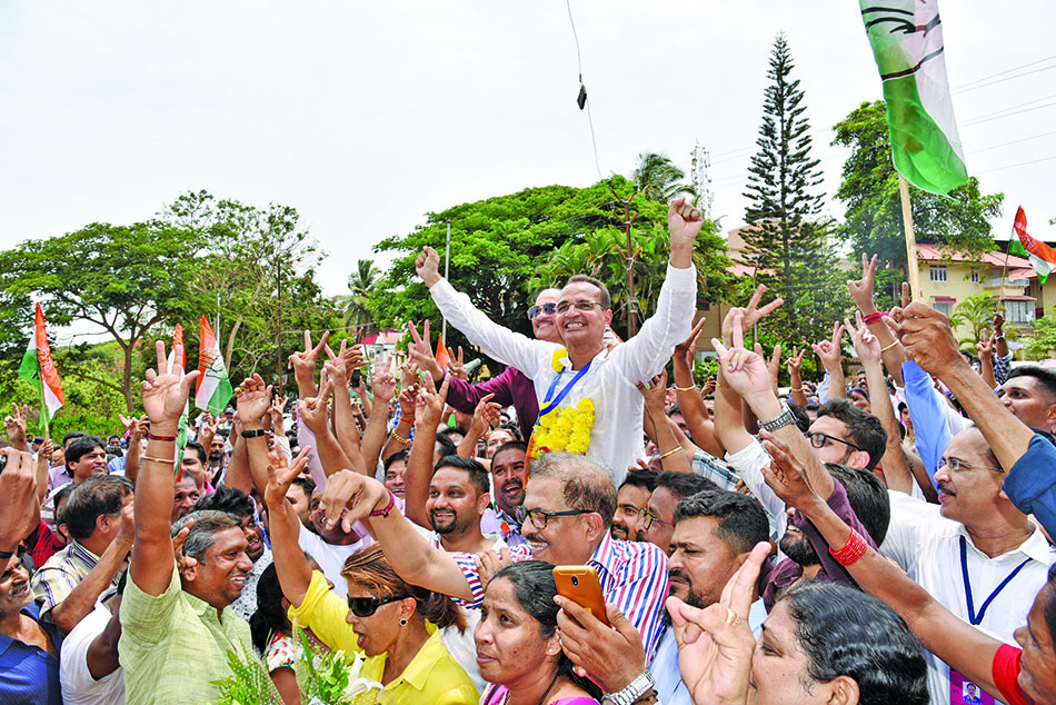 BABUSH KNOCKS OUT SIDHARTH, BJP SWEEPS LOK SABHA POLLS!