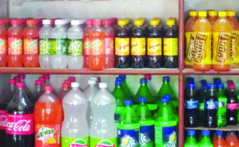 NO WATER TO DRINK, DRINK SUGARY SOFT DRINKS!