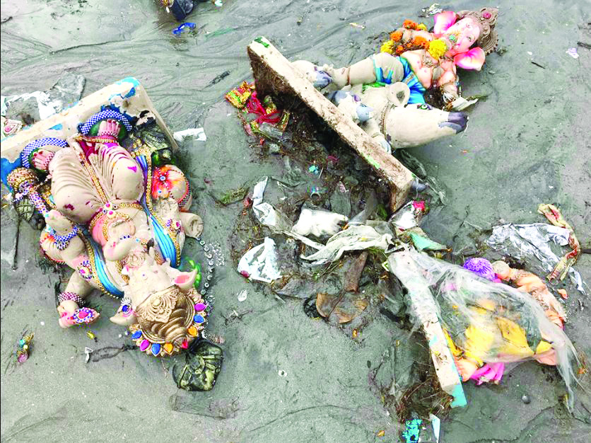 DENGUE DOWNPOUR DAMPENS GANESH!