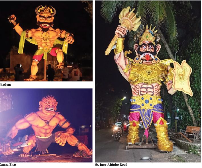NARKASUR EFFIGIES TAKE OVER PANAJI!