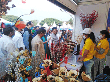 OUT AT THE HUNAR HAAT...