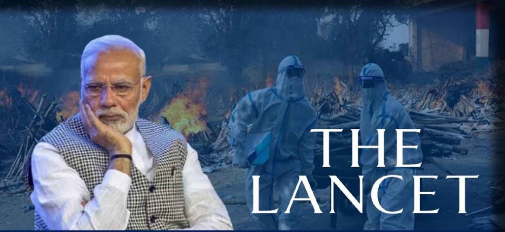 LANCET SLAMS MODI FOR COMPLACENCY ON SECOND WAVE
