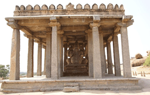 Sasivekalu & Kadale Kalu Ganesha Temple,   Hampi, Karnataka
