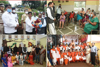 GOVERNOR PILLAI VISITS MISSIONARIES, ORPHANAGES