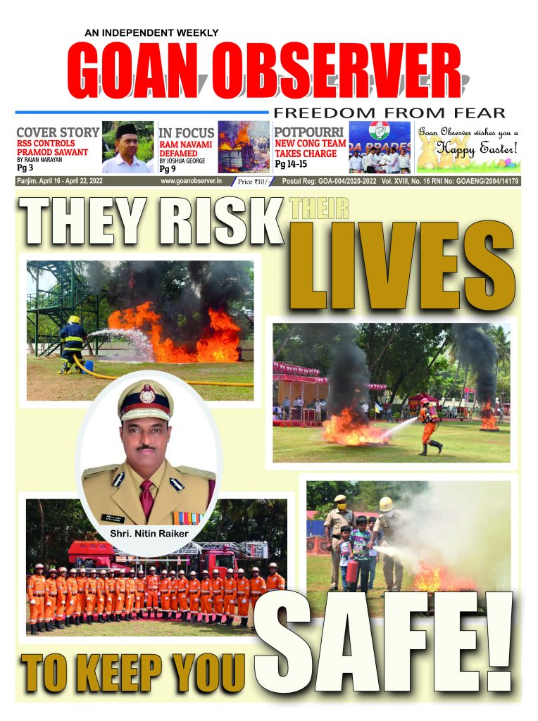 GOAN OBSERVER ISSUE DATED APRIL 16 2022