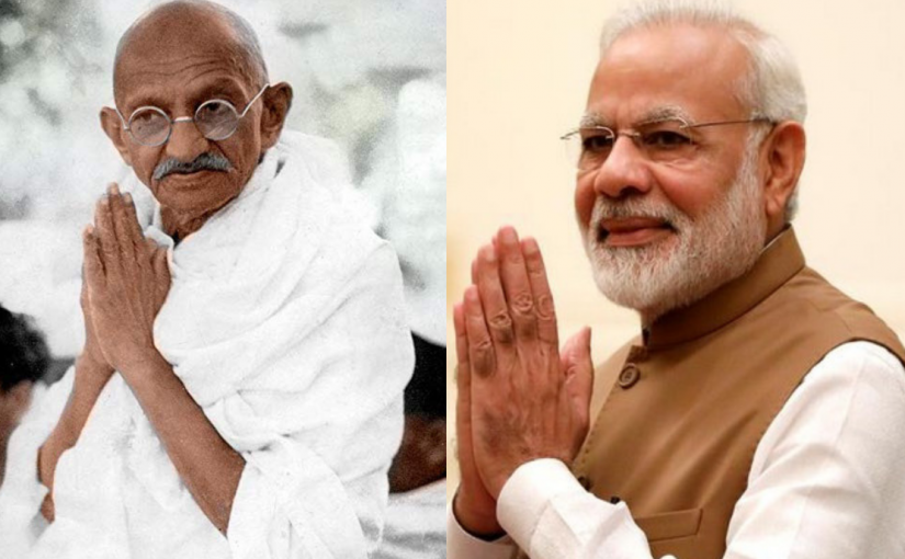 MODI TRYING TO USE GANDHI’S NAME TO WHITEWASH HIS DARK RECORD!