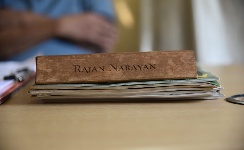 down memory lane with Rajan Narayan.. NO HOLY COWS FOR ME, PLEASE!