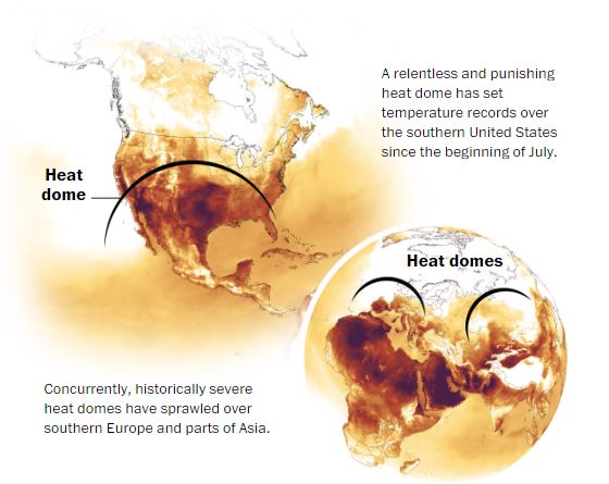 HEAT WAVE, BuSH FIRES IN US!