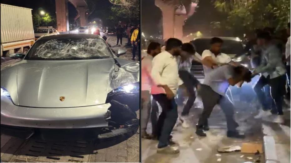 TEEN CRASHES PORSCHE, TWO IT ENGINEERS DIE!