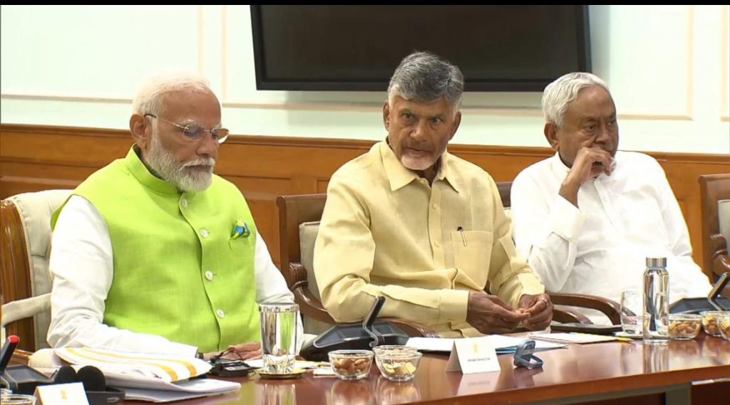 MODI PROPPED UP BY NITISH, BABU!