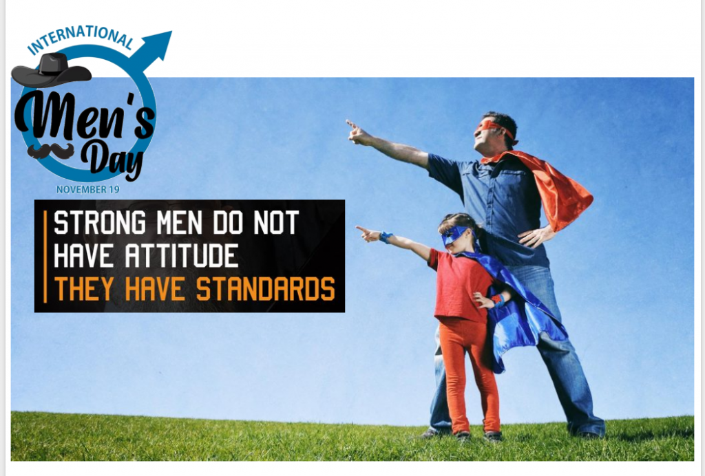 THE NEED FOR MORE POSITIVE MALE ROLE MODELS…