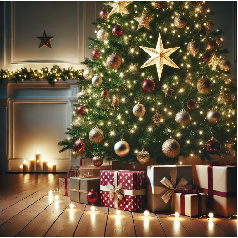 BENEATH HER CHRISTMAS TREE AND BEYOND SANTA CLAUS!By Jackie F