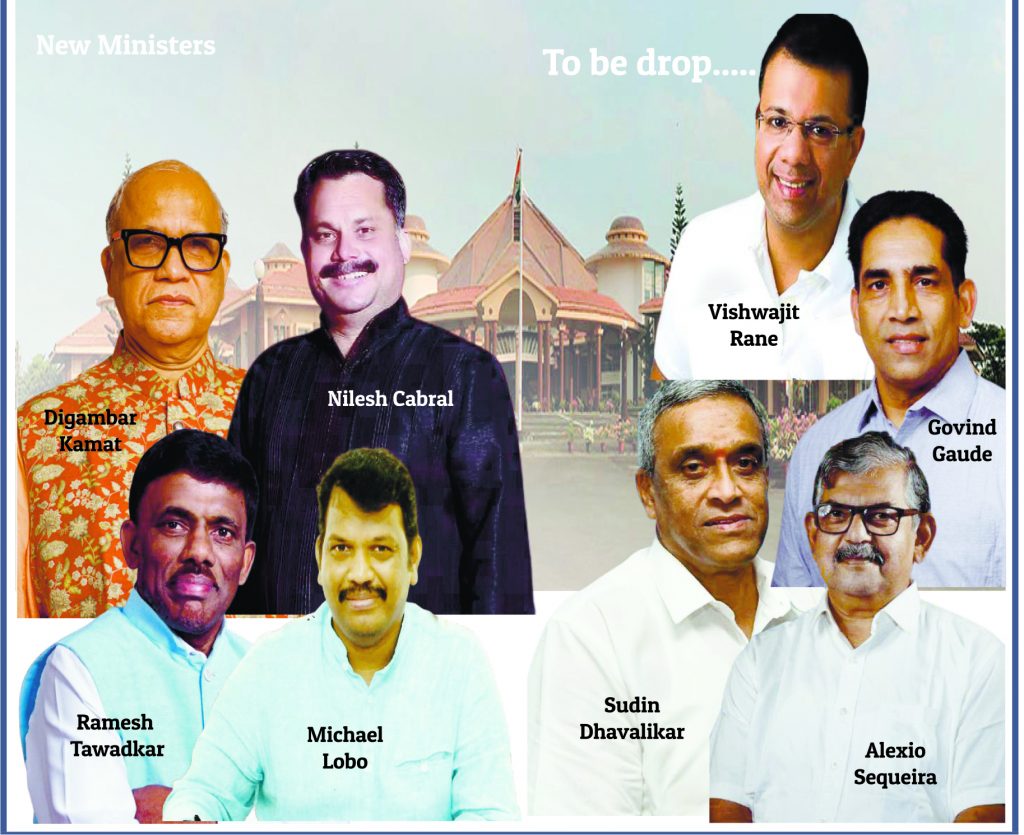GOA CABINET RE-SHUFFLE!