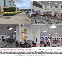 VISITING THE AYUSH HOSPITAL AT DHARGAL…