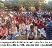 KARAPUR LOCALS PROTEST RANE LAND DEAL!