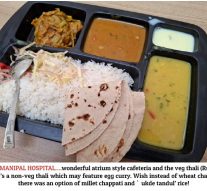 AT LEAST HOSPITALS CAN OFFER MILLET ROTI AND KICHADI!