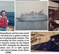 RANADHIR MUKHOPADHYAY—  A MARINE GEOLOGIST WITH A PEN & A CAUSE! By Praveena Sharma