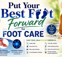 PUT YOUR BEST FOOT FORWARD!  WHY FOOT CARE DESERVES MORE ATTENTION!By Dr Amit Dias, MD