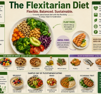 PLANT-BASED DIETS LINKED WITH LONGEVITY! Discover the flexitarian way of eating sooner rather than later…