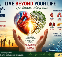 LIVE BEYOND YOUR LIFE! Gift your organs…. Angdaan – Jeevan Sanjeevani Abhiyaan! By Dr Amit Dias